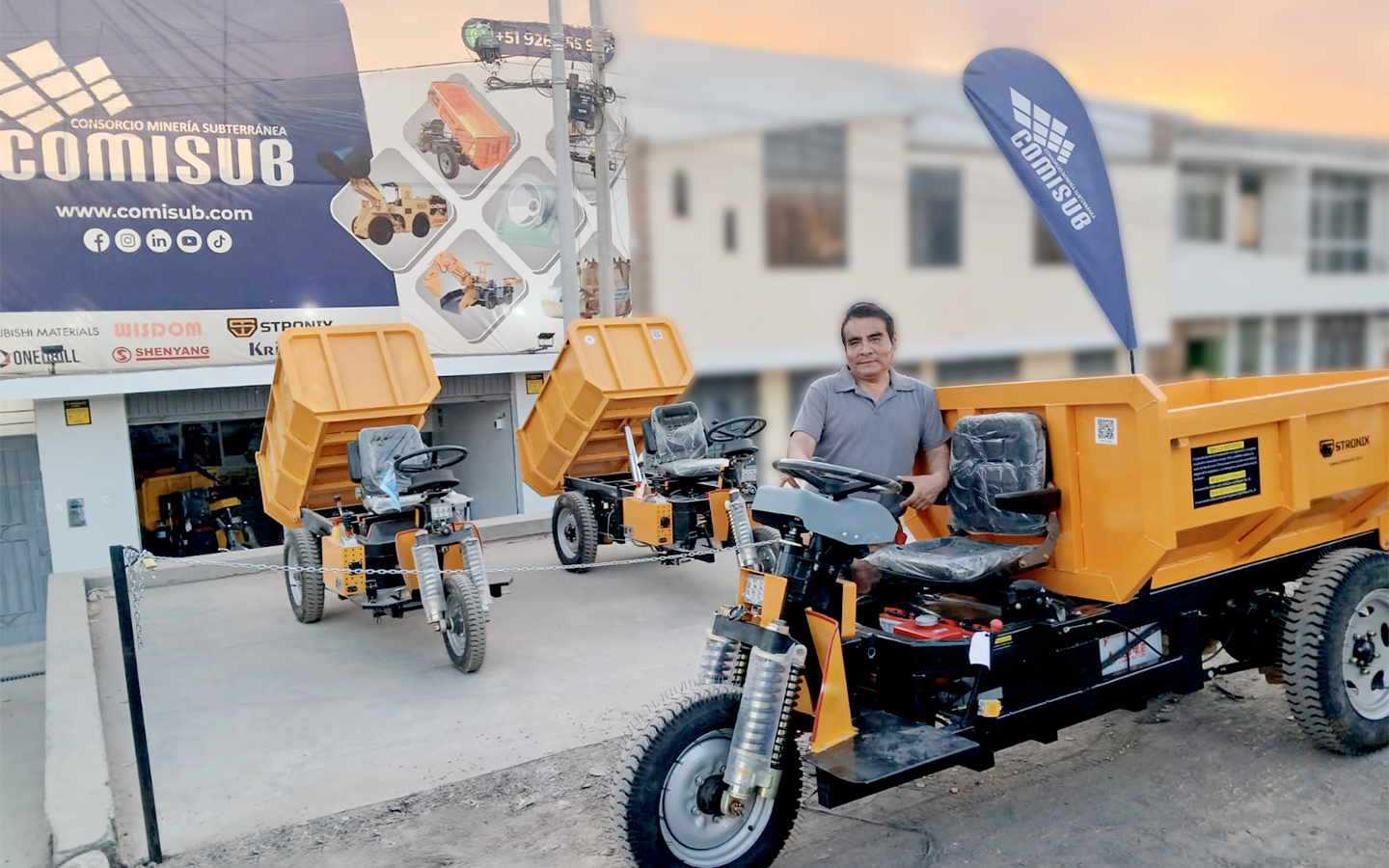 comisub nasca nazca minidumper dumper maquinaria wisdom mitsubishi brocas perforadora repuestos mineria